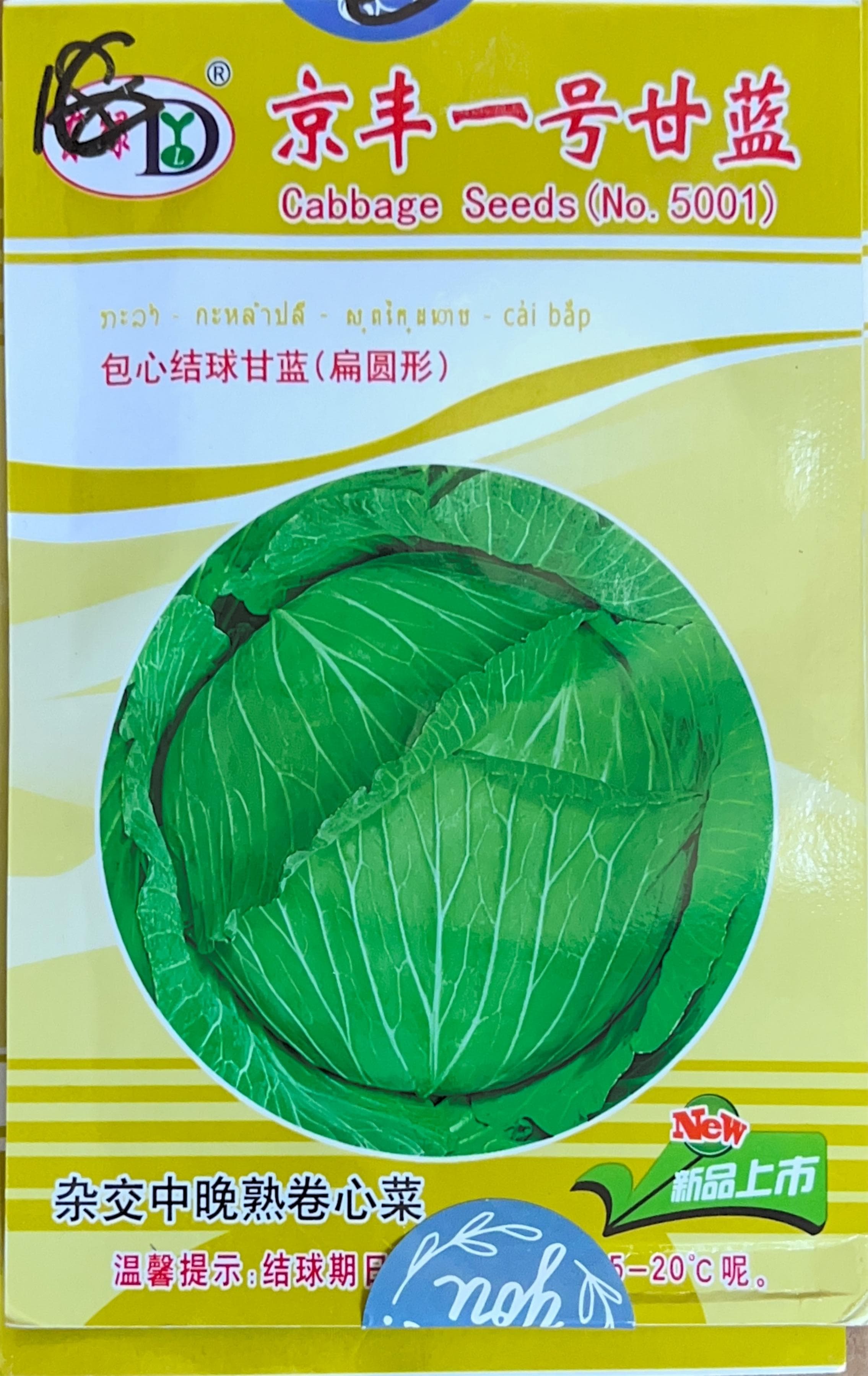 杂交中晚熟卷心菜 Misc Seeds
